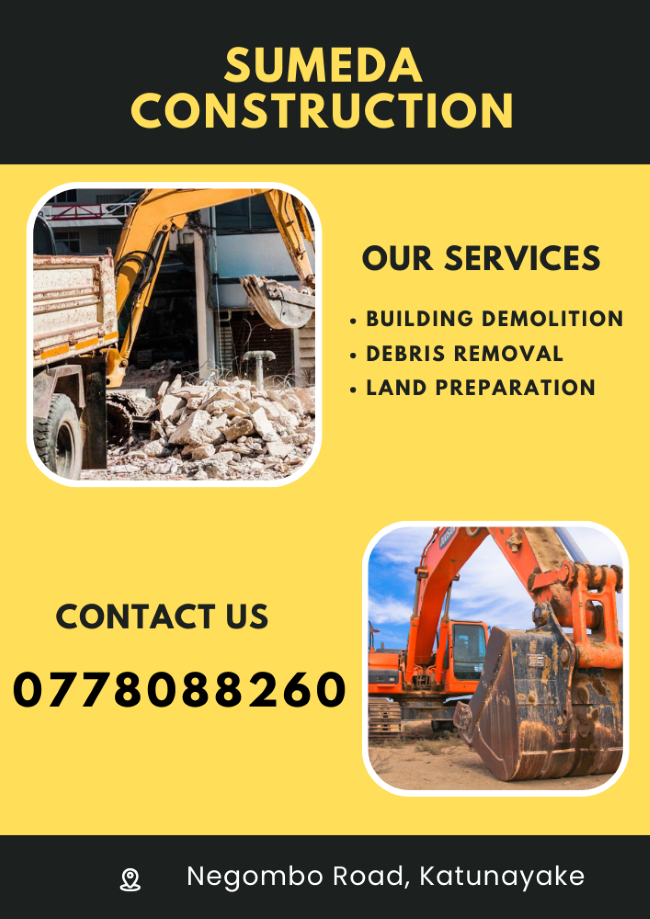 Demolition Service in Negombo/ Sumeda Construction