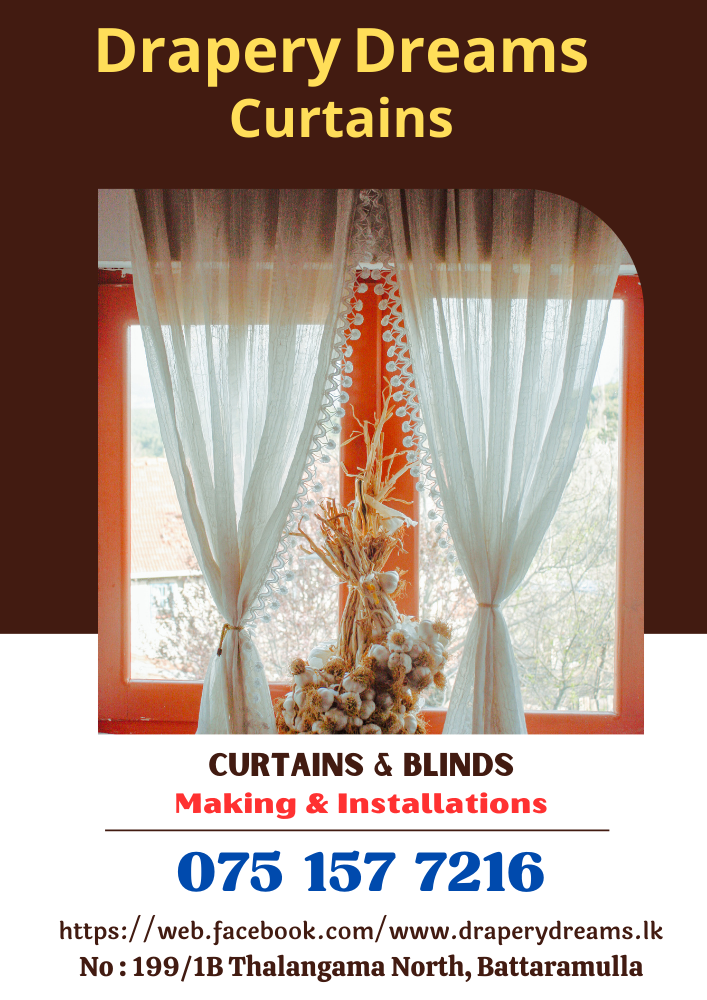 Curtains & Blinds installations Battaramulla/ Drapery Dreams