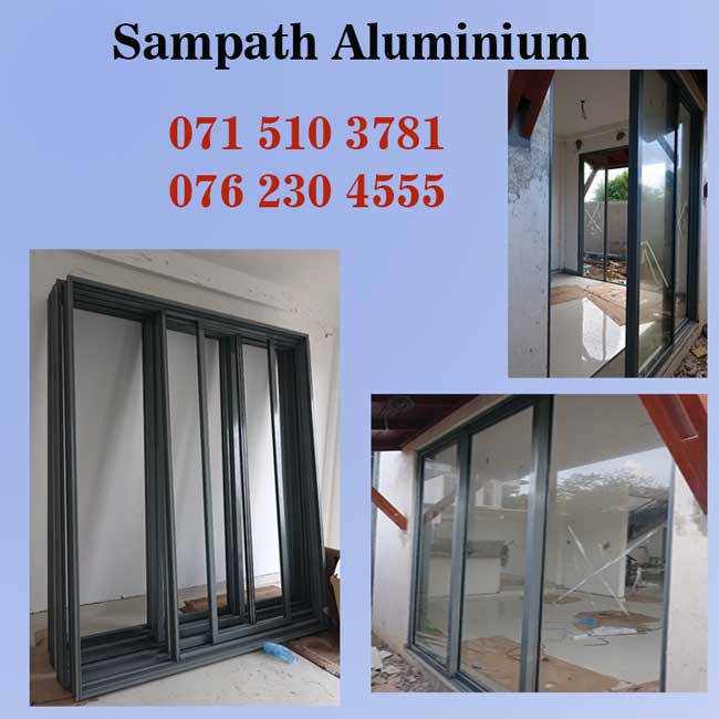 Aluminium doors/ windows fixing Mawanella