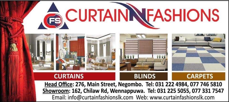 Curtains & Blinds installation Negombo/ Curtain Fashions