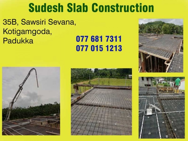 Concrete Slabs for buildings/ Sudesh Slab Construction